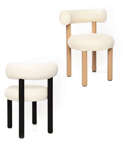 Обеденный стул Tom Dixon FAT Dining Chair Hero 0211 FAT FATDC01HE0211BL