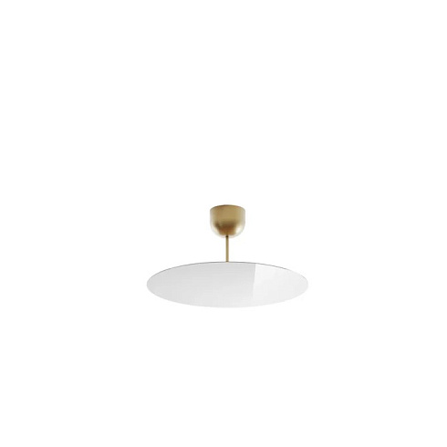 Потолочный светильник Luceplan Millimetro stem 33cm – disc Ø85cm Brass Millimetro A11S85W