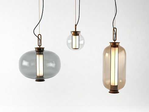 Подвесной светильник Delight Collection Bia B amber Bia 10082P/B amber