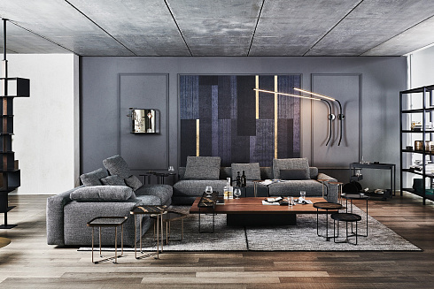 Журнальный стол Cattelan Italia Idem canaletto Idem Idem 140x80x30h GFM96/NC