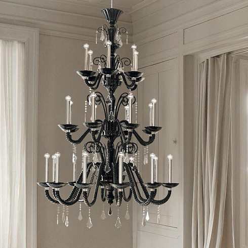 Люстра Barovier & Toso 5555/12 Izmir 5555/12/LQ/CL Люстра Barovier & Toso 5555/12 Izmir 5555/12/LQ/CL