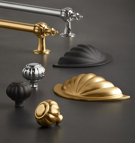 Ручка-кнопка Rejuvenation Ellis Aged Brass Ellis 4356402