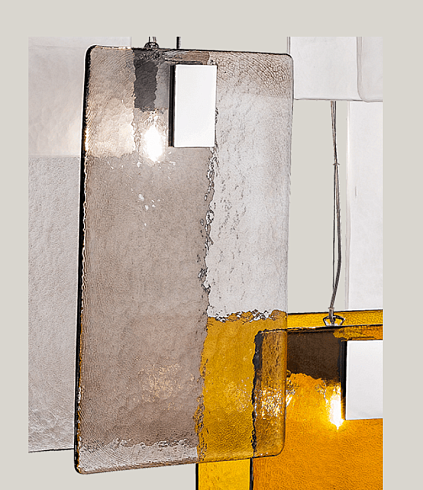 Подвесной светильник Italamp Mura T1000/S9 Amber / Sand/ White / Smoke Grey Mura 01000S90 005