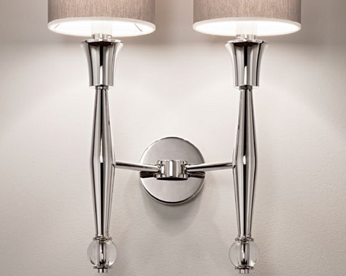 Настенный светильник Arizzi 2080/2/AP Polished Nickel 2080