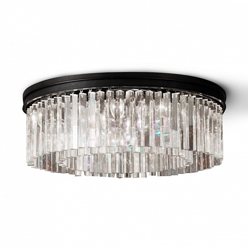 Потолочный светильник Delight Collection Odeon 10B/P black/clear 1920s Odeon KR0387C-10B/P black/clear