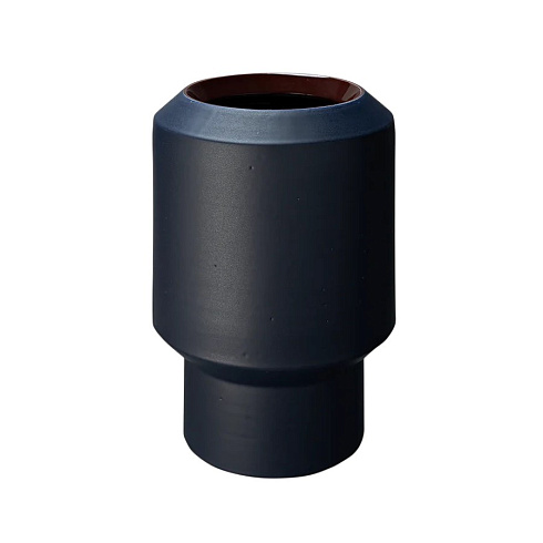 Ваза Bitossi Ceramiche Tribe 36 Matte blue/glossy brown Tribe ALE10741