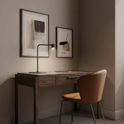 Настольная лампа Aromas del Campo Tea black Tea S1337+Matt Black+Black Marble