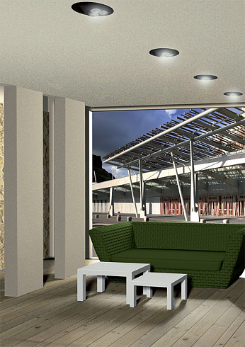 Встраиваемый светильник Lamp International F-106 bianco LED Concept