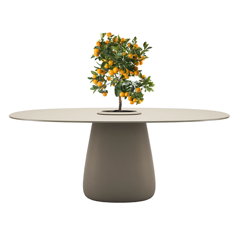 Уличный стол Qeeboo Cobble 190 HPL Bucket Ottawa Cobble 63010OT