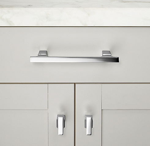 Ручка-скоба Restoration Hardware Colliers L.15.2 Satin Nickel Colliers 24170001 SNCK