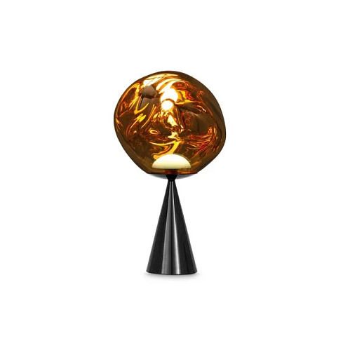 Настольная лампа Tom Dixon Melt Cone Fat gold Melt MES02GO-TUN01M1