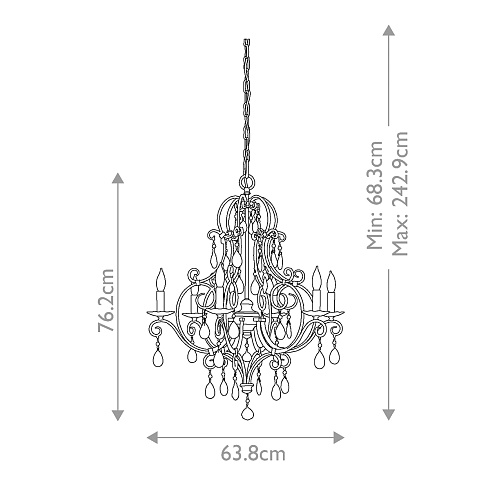 Люстры Feiss FE-CHATEAU6 