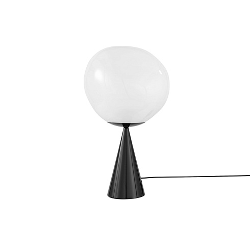 Настольная лампа Tom Dixon Melt Cone Fat opal/black Melt MES02OP-TUN01M2