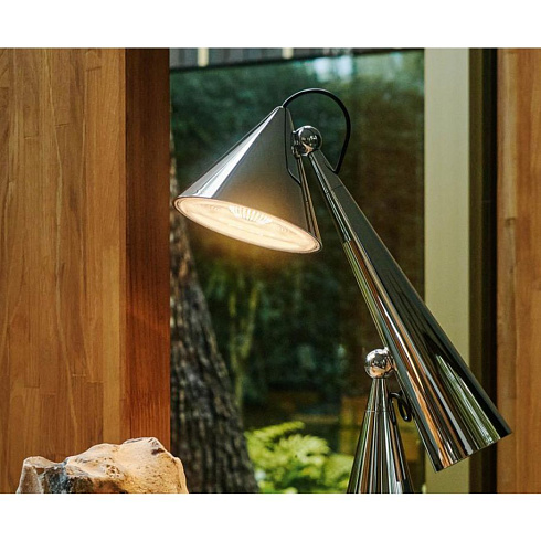 Настольная лампа Tom Dixon Pose Task Light Silver Pose POTL11SS-TUN01M1