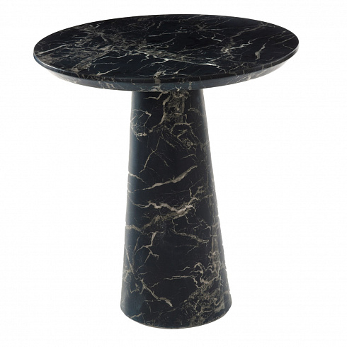 Обеденный стол Pols Potten Disc black Marble look 530-010-006