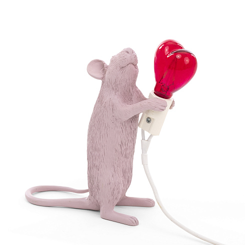 Настольная лампа Seletti Mouse Lamp Love Edition USB Mouse Lamp 15220SV