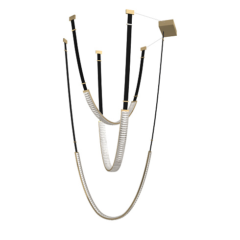 Подвесной светильник Delight Collection MD24083001-3A black/gold MD24083001