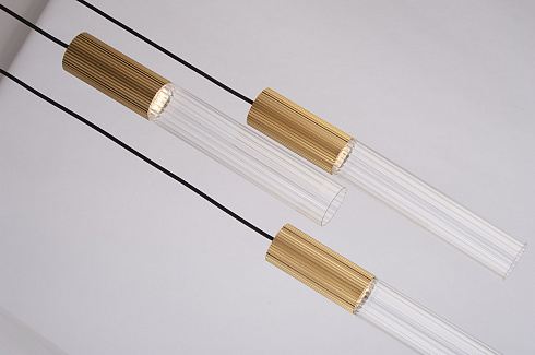 Подвесной светильник Delight Collection Flume 3A ant.brass Flume MD2045-3A ant.brass