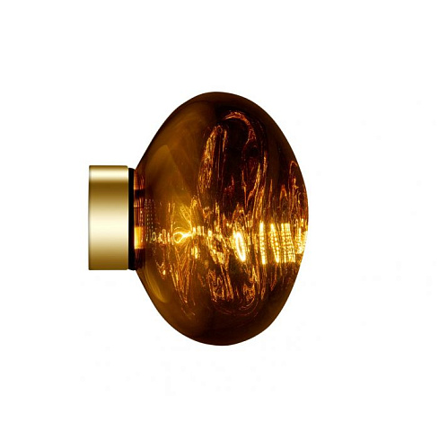 Настенный/Потолочный светильник Tom Dixon Melt Mini LED Surface Gold Melt MESS04GO-WEUM2
