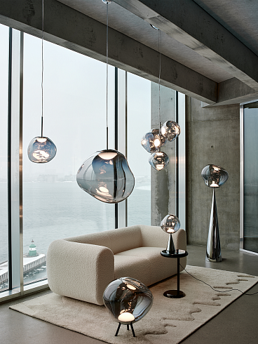 Подвесной светильник Tom Dixon Melt Mini Nickel LED Melt MES04NI-PEUM2