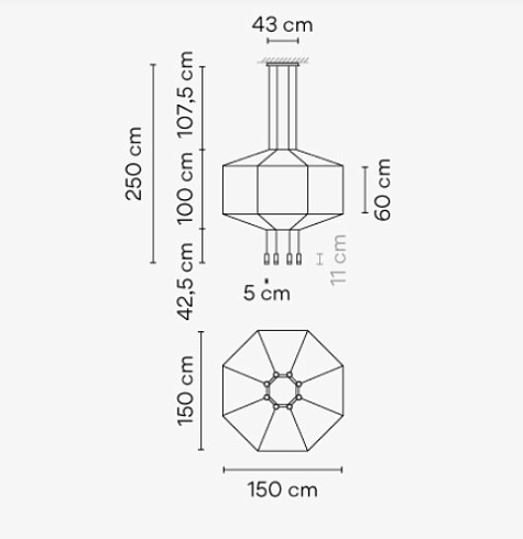 Подвесной светильник Vibia Wireflow 0299 Black Wireflow 029904/1A