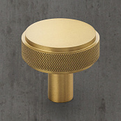 Lambeth Knurled d.3.2 Polished Brass