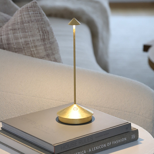 Настольная лампа Zafferano Pina pro Gold  Pina LD1650BFO