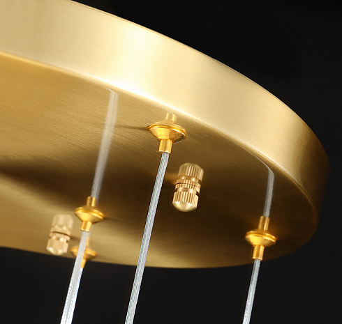 Подвесной светильник Delight Collection Crystal rock 3 gold Crystal rock OM820083-3G (MD-020B-3 gold)