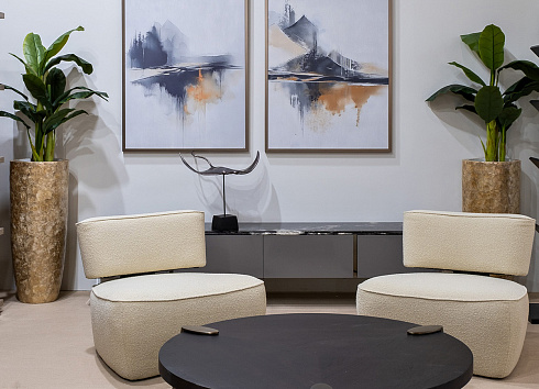 Кашпо dсм перламутровое Garda Decor ZSС899-35 