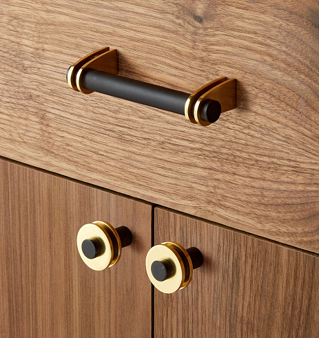 Ручка-скоба Rejuvenation Elroy L.20.3 Aged Brass and Bronze Elroy C2841