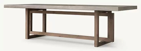 Обеденный стол Delight Collection Outdoor Stone 240 Stone Stone Table 240х100х75h