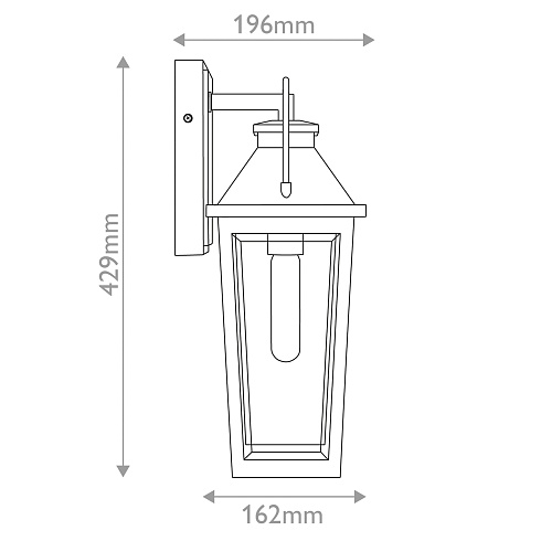 Настенные фонари Quoizel QZ-BUCKLEY-M-MBK 
