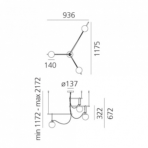 Подвесной светильник Artemide nh S3 14 nh 1276010A