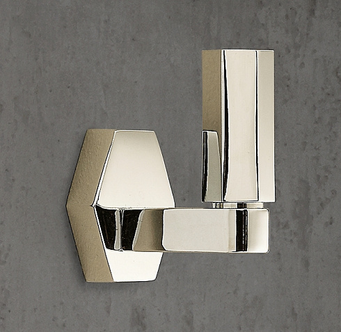 Крючок Restoration Hardware Lambeth Hex. Small Polished Nickel Lambeth Hexagonal 24170325 PN