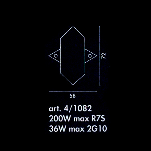 Настенный светильник Sothis 4/1082-E-70 1082