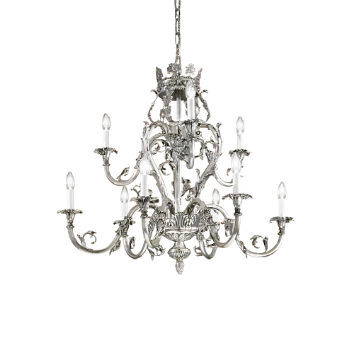 Люстра Arizzi 172/6+3 Antique silver plate 172