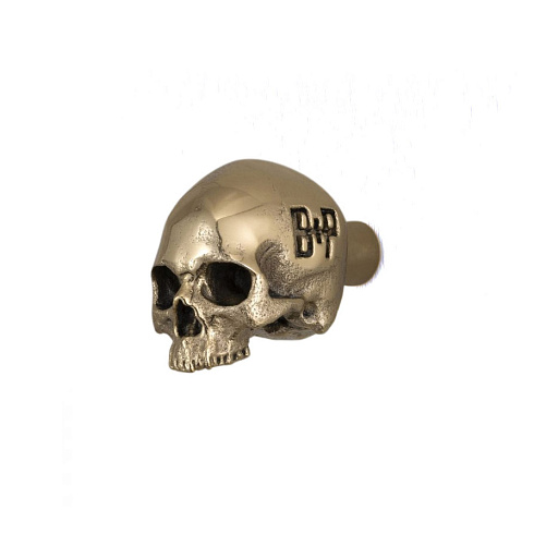 Ручка-кнопка Buster and Punch Skull Brass Skull UFK-051828