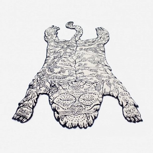 Ковер Moustache Tiger Large Blue Tiger DM01