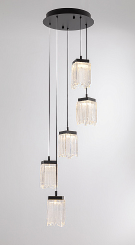 Подвесной светильник Delight Collection MD25020403-5A1 Matt black, LED/25.4W, 3000K dimmable MD25020403 MD25020403-5A1 matt black