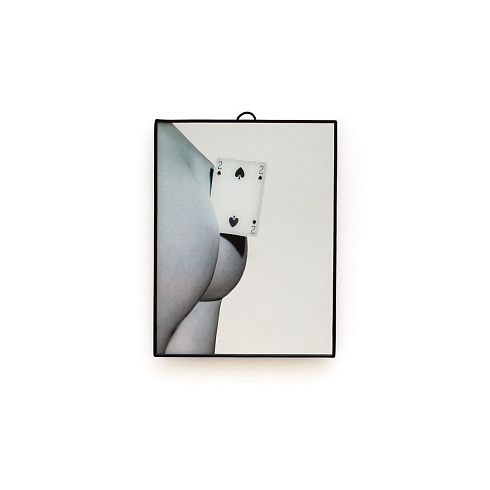 Зеркало Seletti Two of Spades Small Toiletpaper Mirror 17101