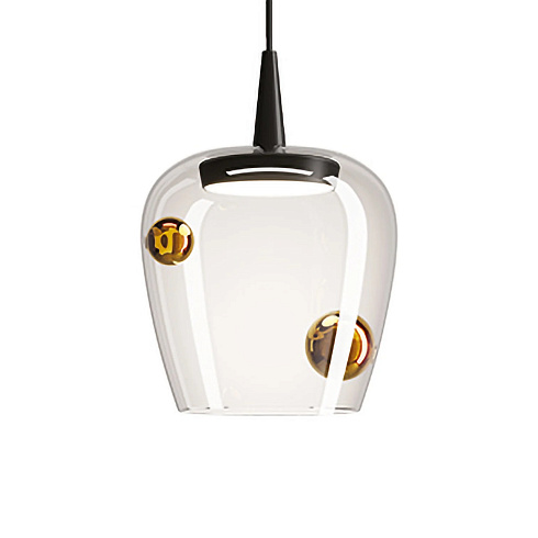Подвесной светильник Zafferano Bilia 230V Black/bronze Bilia LBA3024
