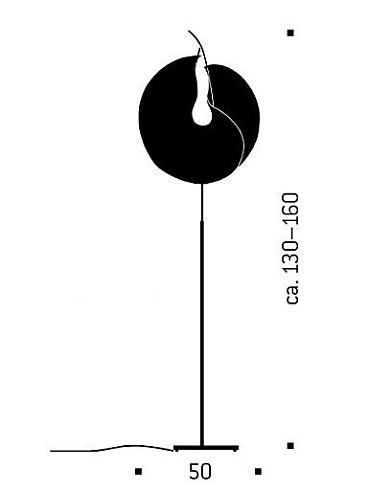 Напольный светильник Ingo Maurer Yoruba Rose LED Yoruba Rose 2922500