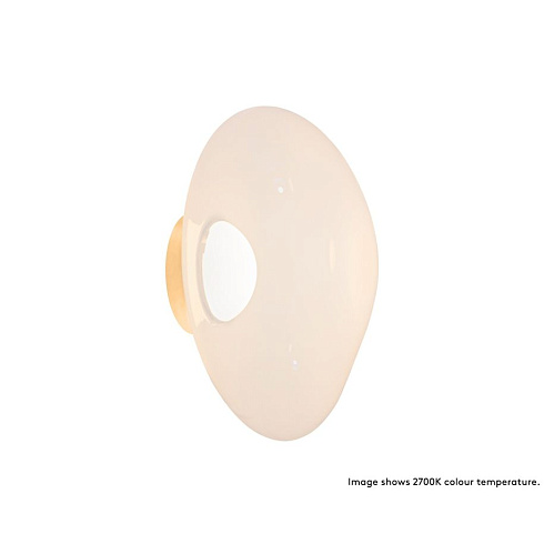 Настенный/Потолочный светильник Tom Dixon Melt LED Surface Opal/Gold Melt MESS03OPG-WEUM2