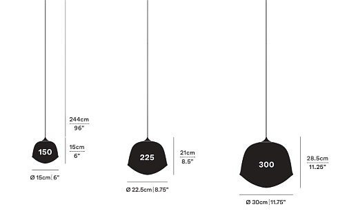 Подвесной светильник A-N-D Contour 150 Citrine  Contour CON-150-CI