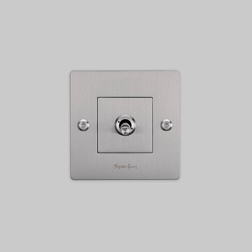 Выключатель Buster and Punch 1G / Linear / With B+P logo / Brass Switches CTG-054092