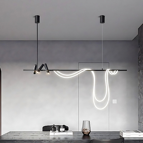 Подвесной светильник Delight Collection 7242P/L1200 black/white 7242P