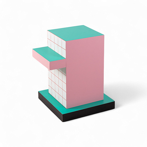Приставной столик Seletti Supersidetable Red Grid Superfurniture 16511