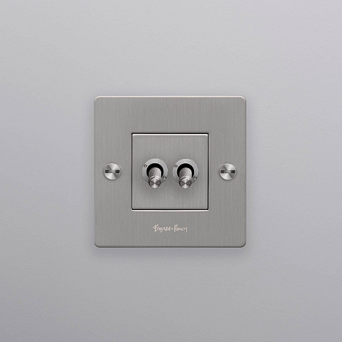 Выключатель Buster and Punch 1G / Cross / With B+P Logo / Steel Switches CTK-073454