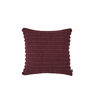 Ridge 45x45 cm Burgundy Cotton Wool-Mix 