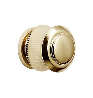 Rigdon with Round Backplate Unlacquered Brass